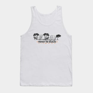 Protect The Wildlife African Animal Tank Top